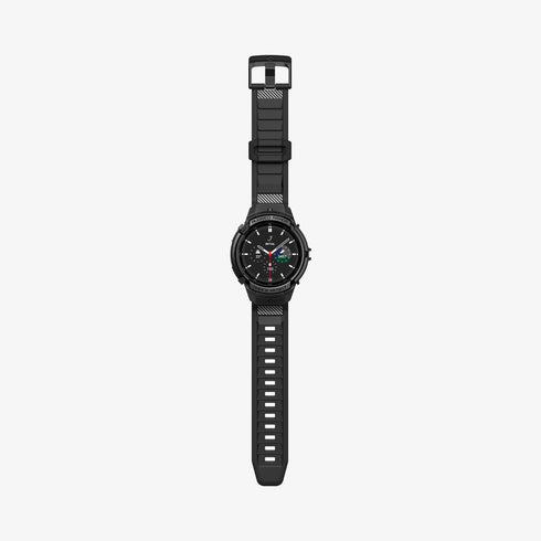 ACS06488 - Galaxy Watch 6 Classic (47mm) Case Rugged Armor Pro in black showing the front